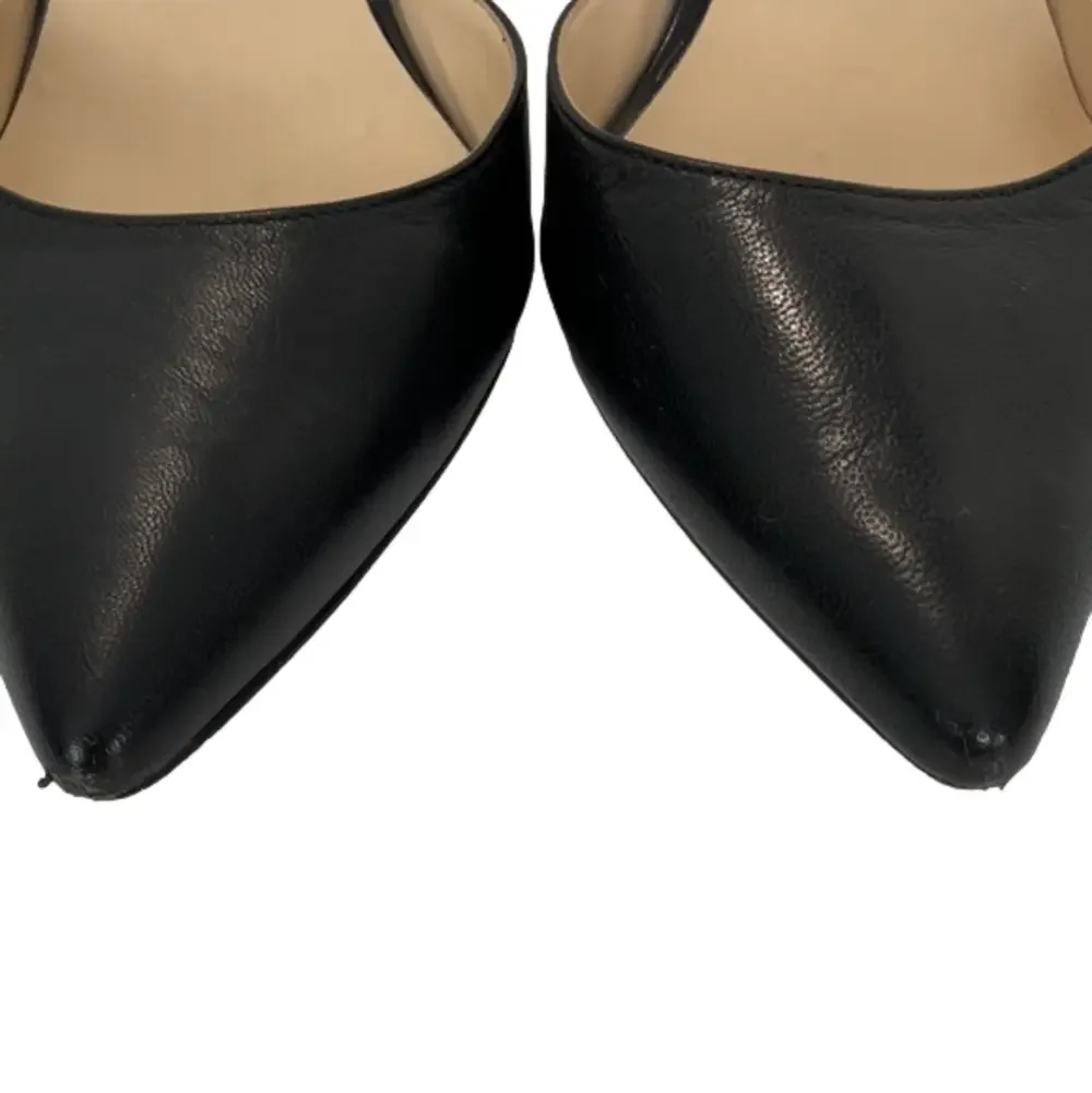 Nine West Paddysday Leather Dress Pump Black Sz 91/2